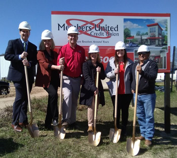 Members United Credit Union Groundbreaking March 7, 2018